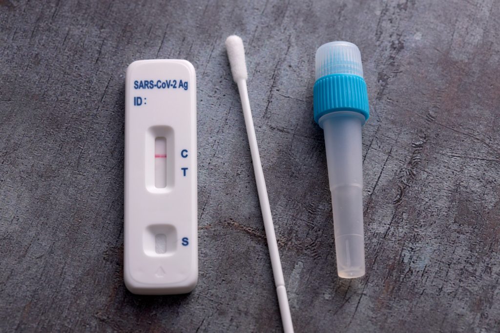 covid testing kit negative result